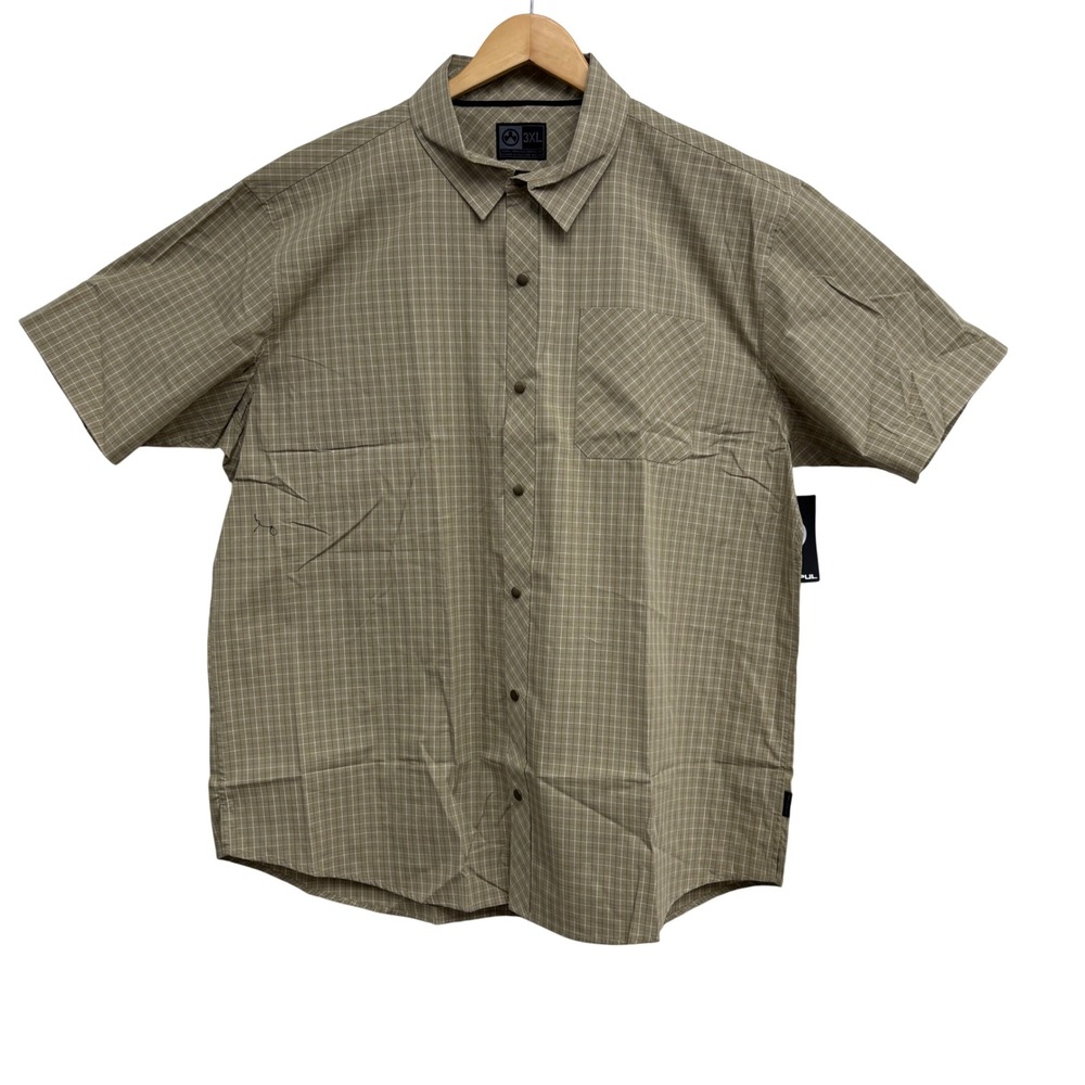 Magpul Brady SS Plaid Shirt Slate Green Tactical Button Down MAG722 Mens 3XL NEW
